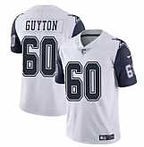 Men & Women & Youth Dallas Cowboys #60 Tyler Guyton White 2024 Draft Color Rush Limited Stitched Jersey,baseball caps,new era cap wholesale,wholesale hats